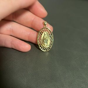 Guadalupe necklace charm